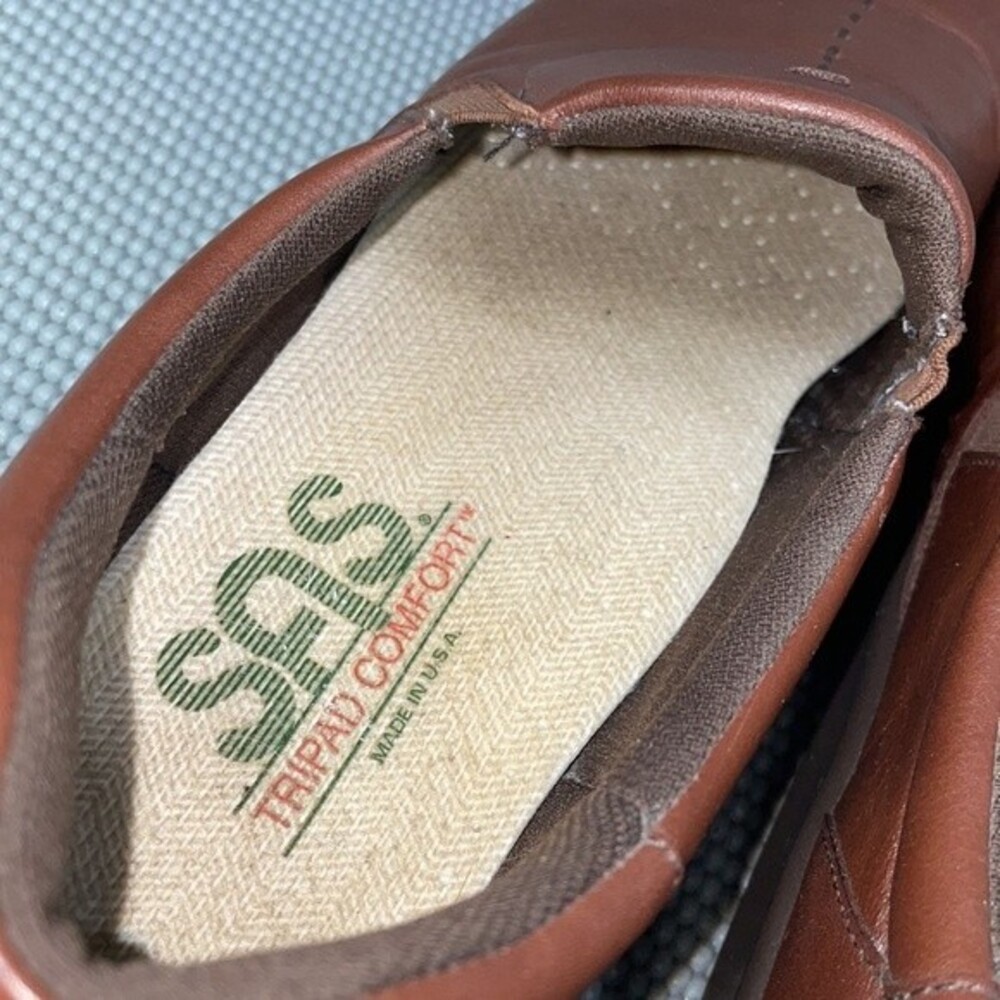 SAS Women's Leather Slip On Comfort Shoes With Tri-Pad Comfort Size 9.5S (Slim) - Picture 9 of 10